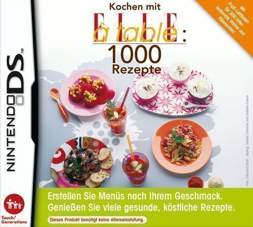 1000 Cooking Recipes From Elle A Table (Europe) Game Cover